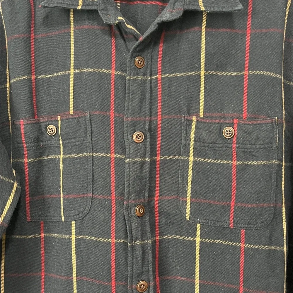 J. Crew Midweight Flannel Workshirt Large